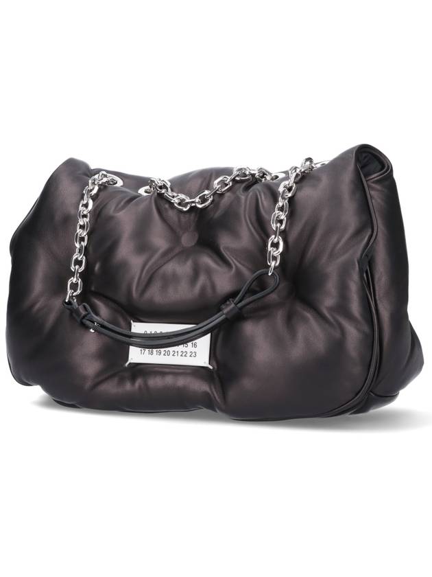 Glam Slam Flap Medium Shoulder Bag Black - MAISON MARGIELA - BALAAN 3