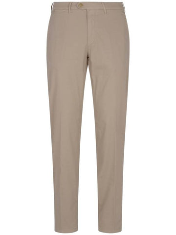 Canali Trousers Beige - CANALI - BALAAN 1