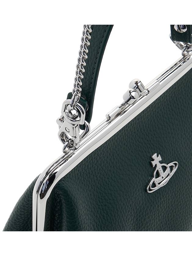 Vegan Leather Granny Frame Purse Tote Bag Green - VIVIENNE WESTWOOD - BALAAN 9