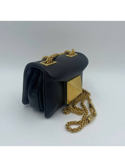 Onestud micro mini chain shoulder bag - VALENTINO - BALAAN 2