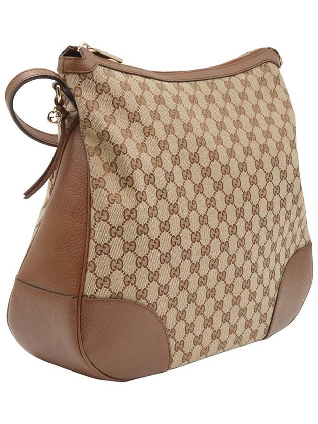 GG Logo Jagard Brown Leather Brie Hobo Large Shoulder Bag - GUCCI - BALAAN 3