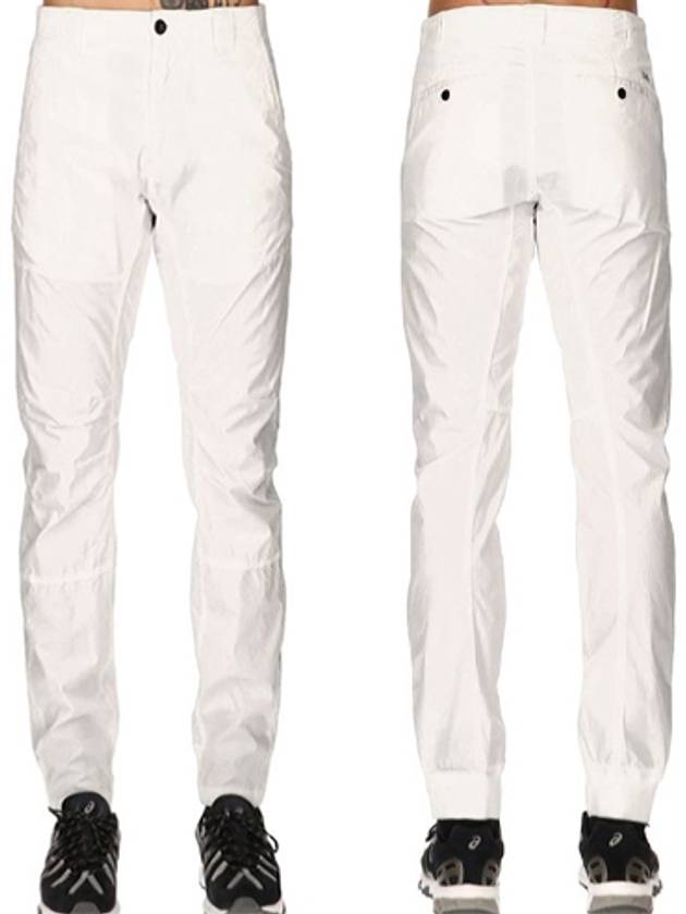 Twill Stretch Banding Pants White 14CMPA271A 006026O 103 - CP COMPANY - BALAAN 1