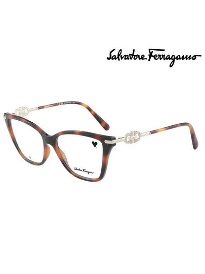 Women's Square Eyeglasses Brown - SALVATORE FERRAGAMO - BALAAN 2