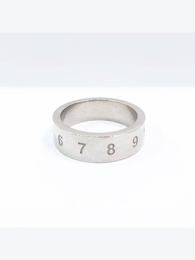 Numerical Logo Engraved Ring Silver - MAISON MARGIELA - BALAAN 4