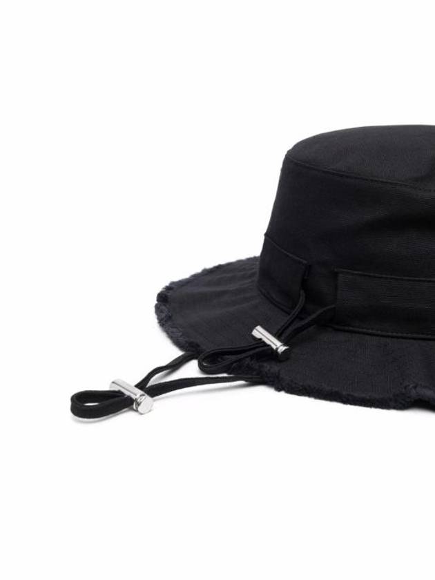 Le Bob Artichaut Bucket Hat Black - JACQUEMUS - BALAAN 3