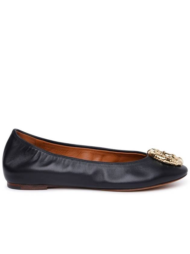 Buckle Leather Ballerina Shoes FWBAMB03NAPAP24 - LANVIN - BALAAN 2