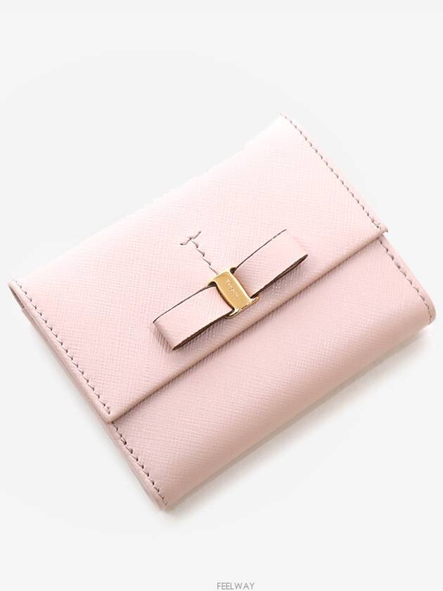 Daejeon Used Luxury Goods Ferragamo Vara Ribbon Saffiano Baby Pink - SALVATORE FERRAGAMO - BALAAN 5