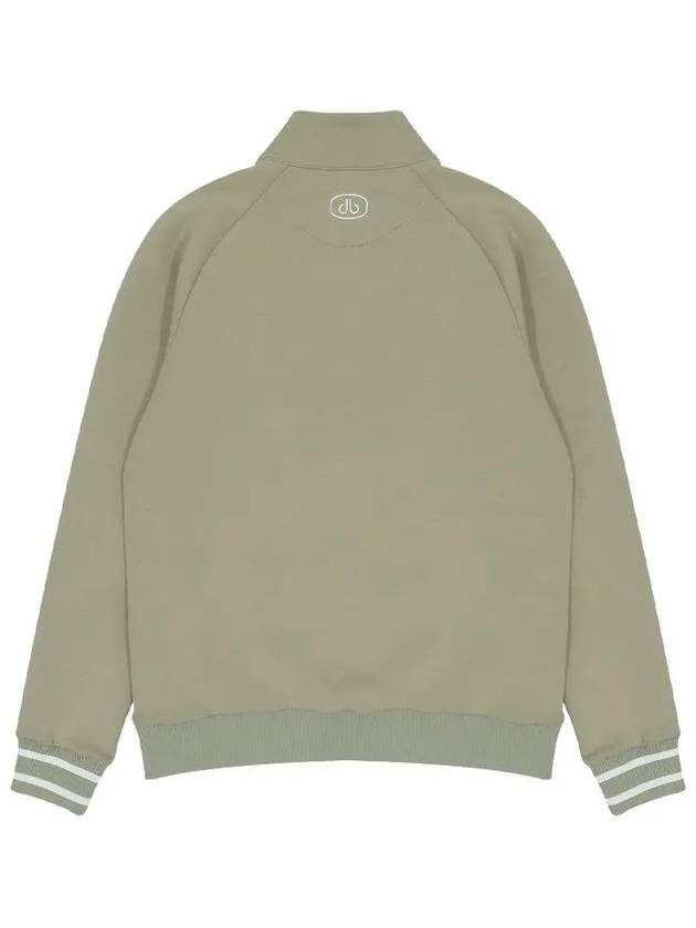 Drew Half Zip Up High Neck Sweatshirt DM41LT31BEIGE - DRUH GOLF - BALAAN 2