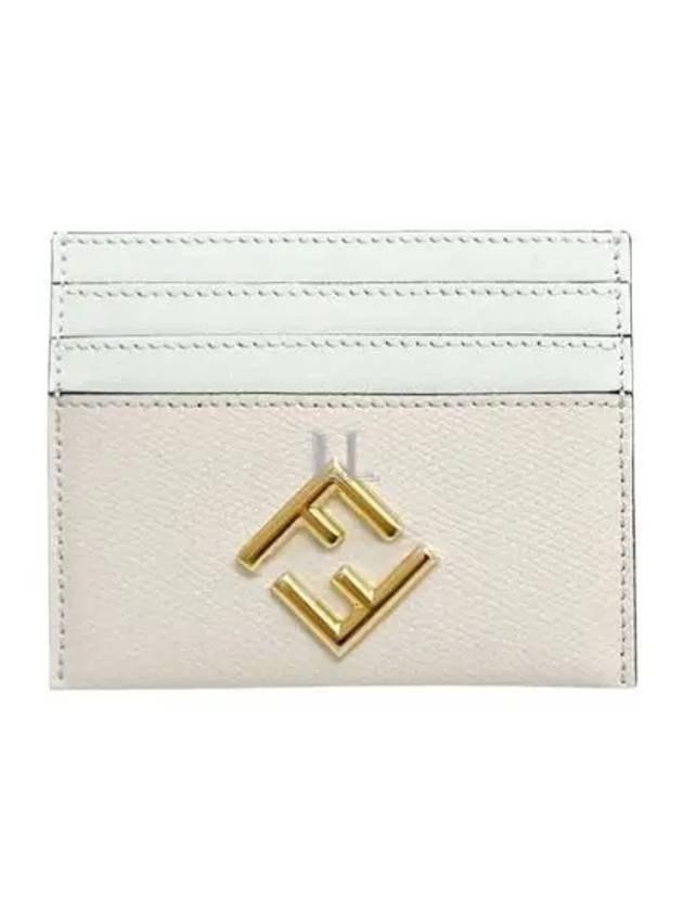 FF Diamond Card Wallet Ivory - FENDI - BALAAN 2