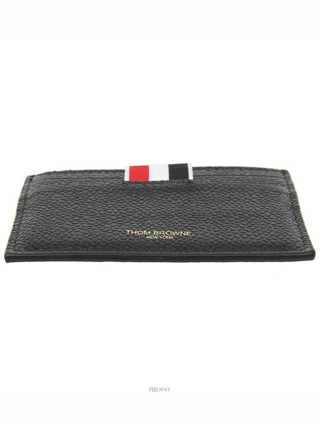 Card wallet three stripe tab pebble grain business MAW031L - THOM BROWNE - BALAAN 6