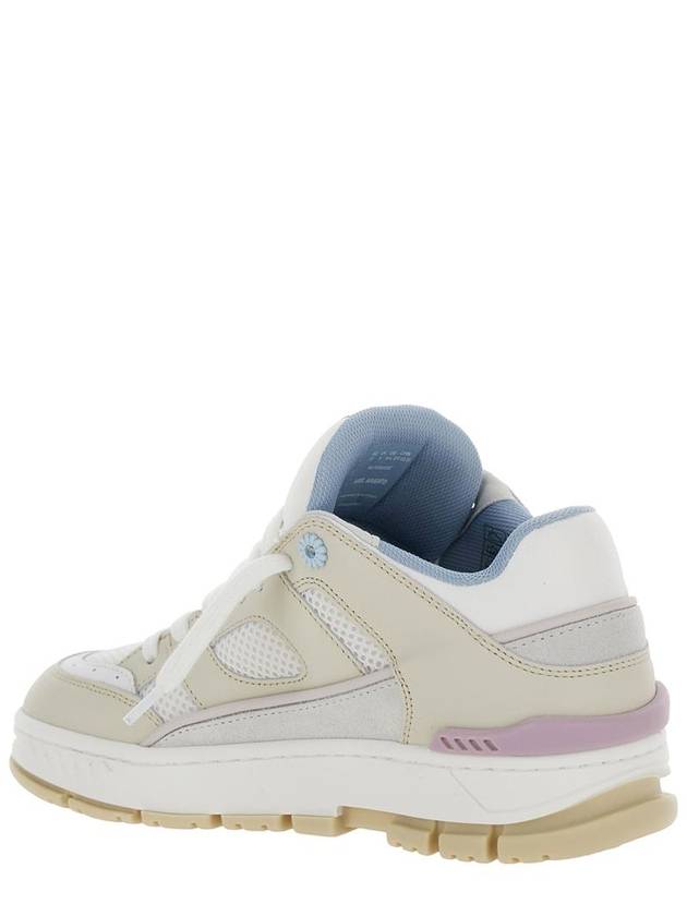 'Area Lo' White And Multicolor Sneakers With Logo Detail In Leather Blend Woman - AXEL ARIGATO - BALAAN 3