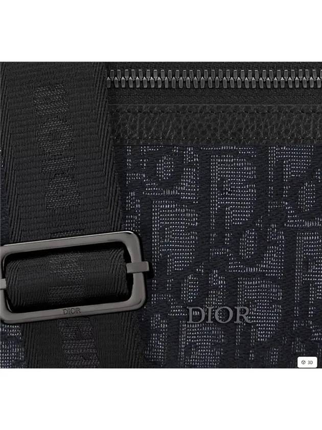 Rider 2.0 Zipper Messenger Bag Black - DIOR - BALAAN 6