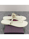 Miller Mini Flat Thong Flip Flop Ivory - TORY BURCH - BALAAN 4