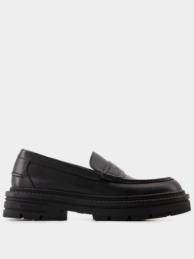 Adriano Loafers - Versace - Leather - Black - VERSACE - BALAAN 1