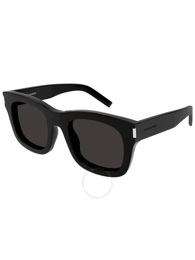 Saint Laurent Dark Grey Square Ladies Sunglasses SL 650 MONCEAU 001 55 - SAINT LAURENT - BALAAN 1