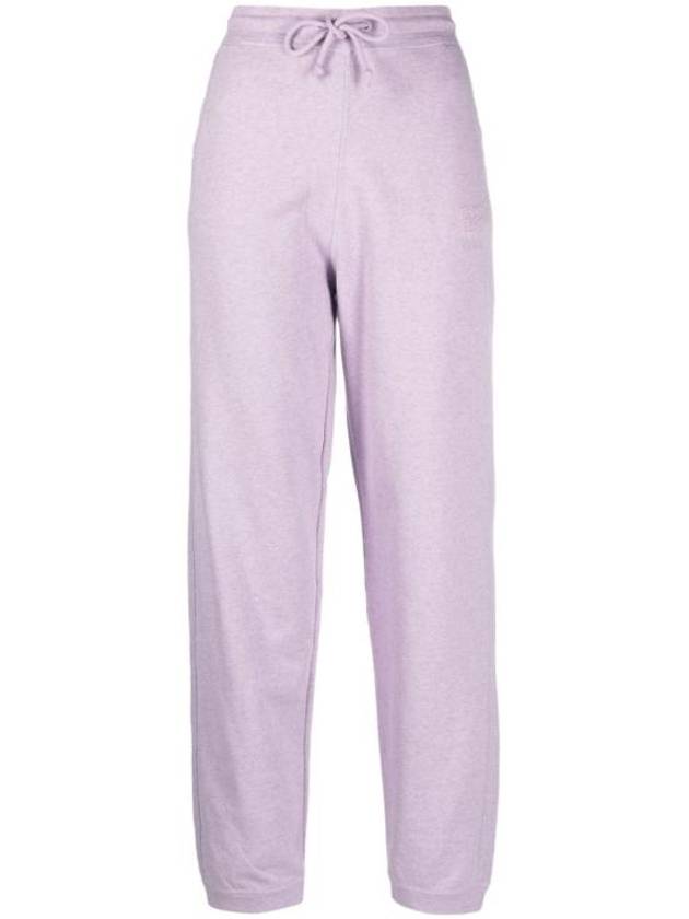 Organic Cotton Track Pants Purple - GANNI - BALAAN 2