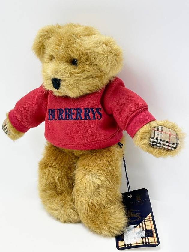 Red Sweatshirt Teddy Bear Doll 5VBUA34978 - BURBERRY - BALAAN 3