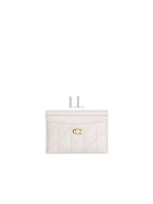 Pillow Quilted Card Wallet White - COACH - BALAAN 2