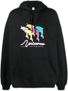 Multi Dolphin Logo Hoodie Black - VETEMENTS - BALAAN 1