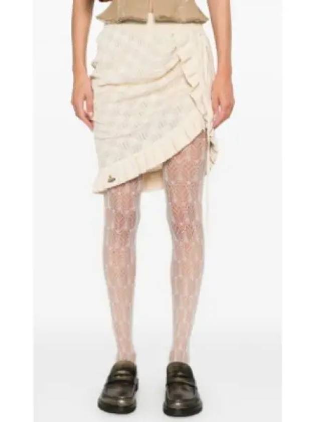 Women's Samantha Unbalanced Skirt Cream - VIVIENNE WESTWOOD - BALAAN 2