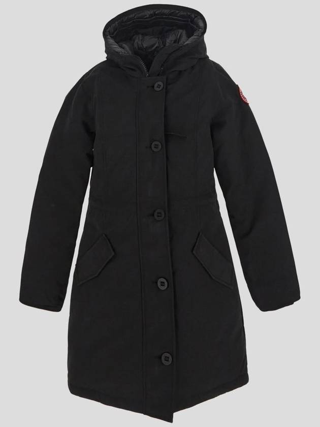 Rossclair Hooded Padding Black - CANADA GOOSE - BALAAN 3