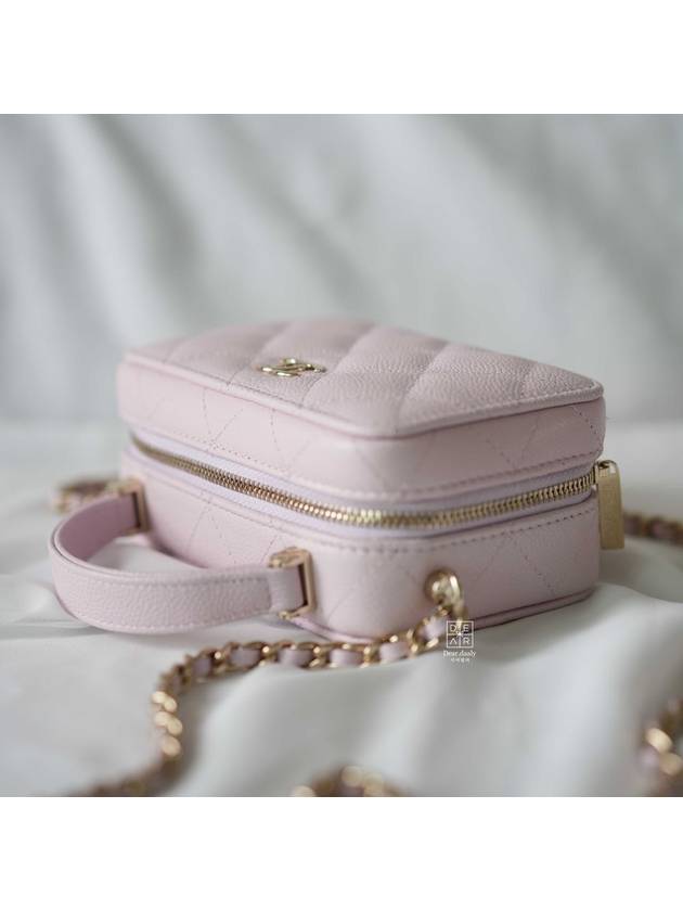 Gold Classic Mini Camera Cross Bag Light Pink - CHANEL - BALAAN 7