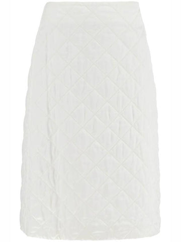 quilted midi skirt - JIL SANDER - BALAAN 1