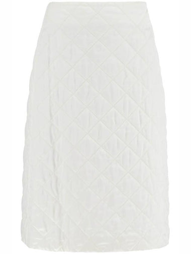 quilted midi skirt - JIL SANDER - BALAAN 1