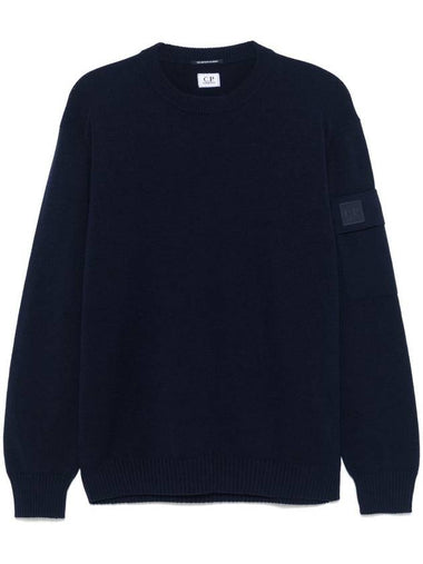 C.P. Company Metropolis Series Extra Fine Merino Wool Crew Neck Knit Clothing - CP COMPANY - BALAAN 1