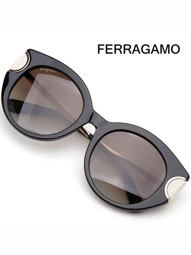 Sunglasses SF840SA 001 Asian Fit - SALVATORE FERRAGAMO - BALAAN 3