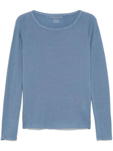 Majestic Filatures Sweaters Light Blue - MAJESTIC FILATURES - BALAAN 1