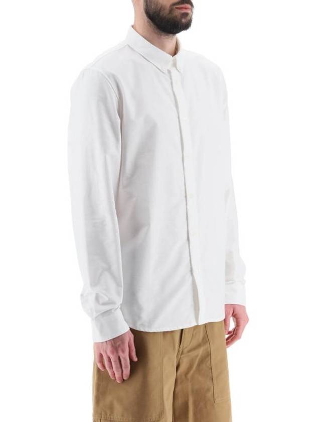 Men's Chemise GreGG Long Sleeve Shirt White - A.P.C. - BALAAN 3