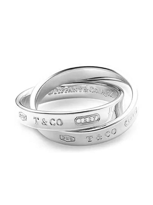 1837 Interlocking Circle Ring Silver - TIFFANY & CO. - BALAAN 2