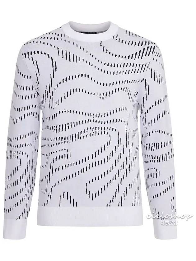 CYRUS Men s Golf Knit Sweater White GMKW05746 - J.LINDEBERG - BALAAN 1