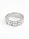 Women’s Numeric Minimal Polished Finish Ring Silver - MAISON MARGIELA - BALAAN 6