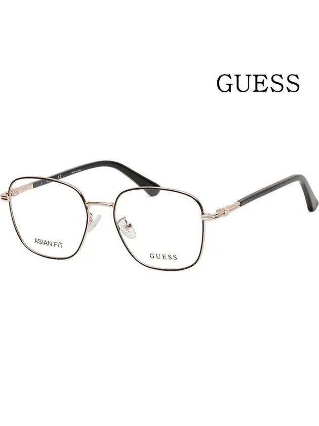 Glasses frame GU2916D 033 square light glasses Asian fit - GUESS - BALAAN 4