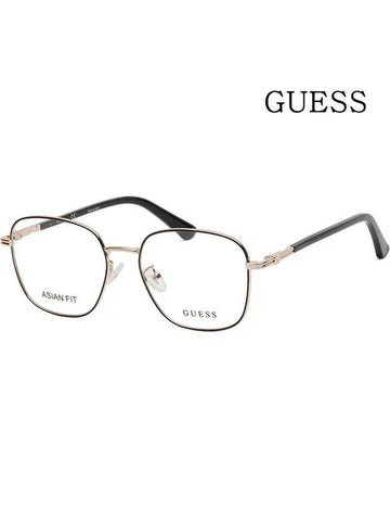 Glasses frame GU2916D 033 square light glasses Asian fit - GUESS - BALAAN 1