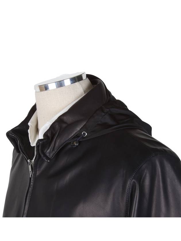 men leather jacket - VALENTINO - BALAAN 4