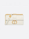 30 Montaigne East West Calfskin Chain Shoulder Bag Latte - DIOR - BALAAN 2