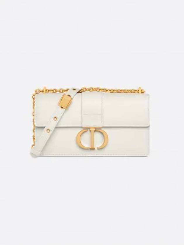 30 Montaigne East West Calfskin Chain Shoulder Bag Latte - DIOR - BALAAN 2