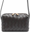 Intrecciato Mini Cross Bag Grey - BOTTEGA VENETA - BALAAN 3