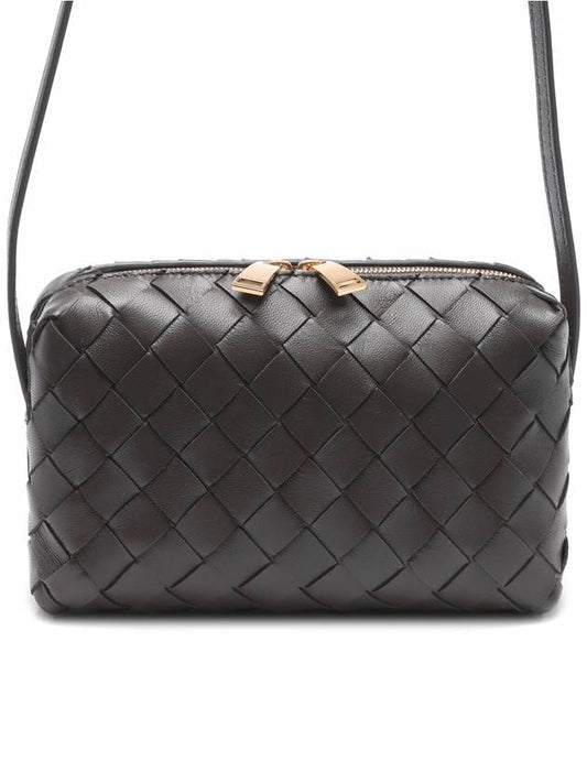 Intrecciato Mini Cross Bag Grey - BOTTEGA VENETA - BALAAN 2