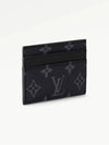 Monogram Eclipse Double Card Wallet Black - LOUIS VUITTON - BALAAN 6