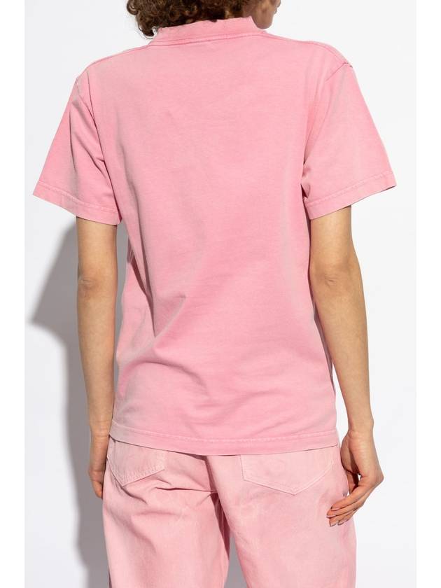 Balenciaga T-shirt With Logo, Women's, Pink - BALENCIAGA - BALAAN 4