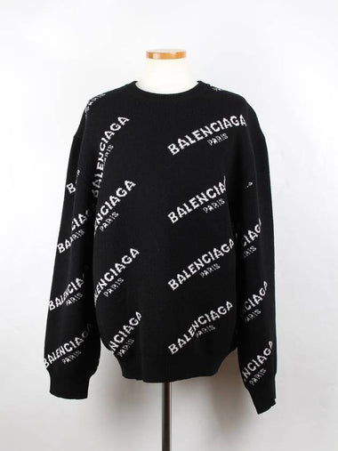 Paris multi logo knit XL - BALENCIAGA - BALAAN 1