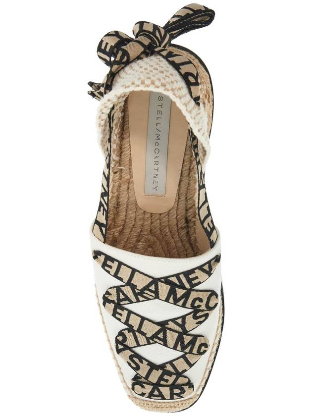 Gaia Platform Espadrilles White - STELLA MCCARTNEY - BALAAN 3