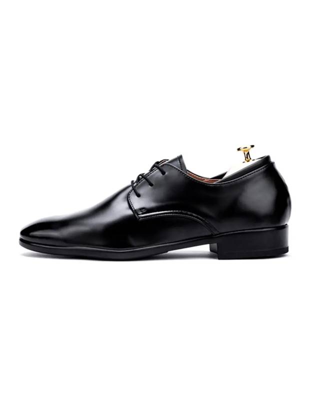 173 Classic Derby Comfortable Height-High Dress Shoes Lucy Black - BSQT - BALAAN 1