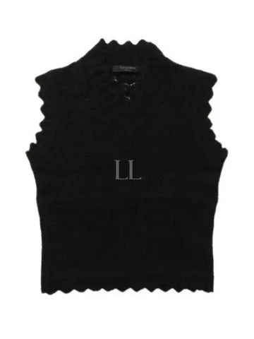 VANESSA WOMEN VEST WK036Z BLACK - ALLSAINTS - BALAAN 1