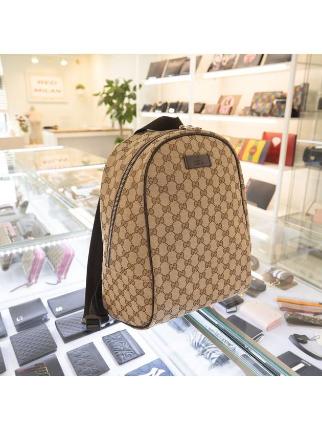 GG Supreme Logo Backpacks Beige - GUCCI - BALAAN 2