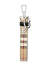 Monogram Motif Check Key Holder Beige - BURBERRY - BALAAN 2